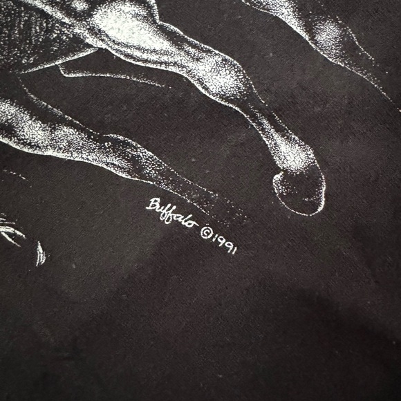 1991 All Over Print Wild Horse Saloon Shirt - Picture 3 of 3